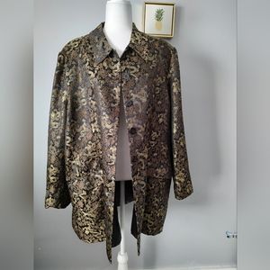 Blazer Men Or Women B B Design By Jytte Meilvang  Large  Embroidered  Gold